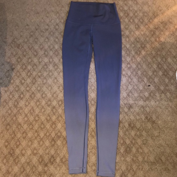 Lululemon ombré grey wunder under leggings - Picture 1 of 7